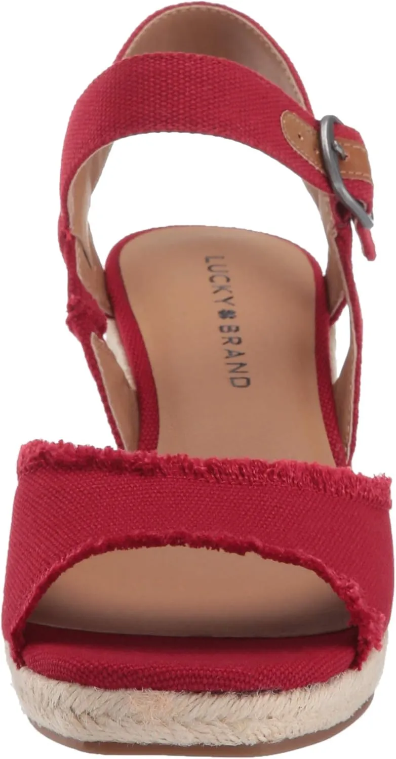 Lucky Brand Women's Mindra Espadrille Wedge Sandal