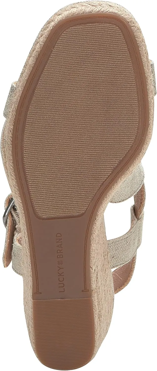 Lucky Brand Women's Mytila Espadrille Wedge Sandal