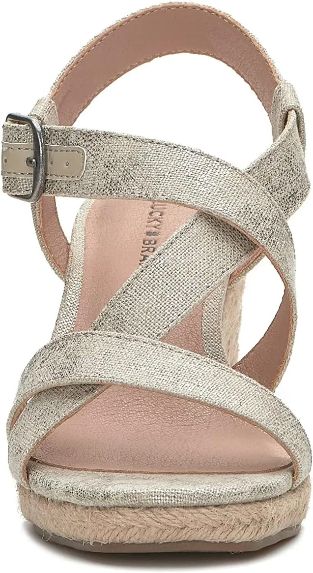 Lucky Brand Women's Mytila Espadrille Wedge Sandal