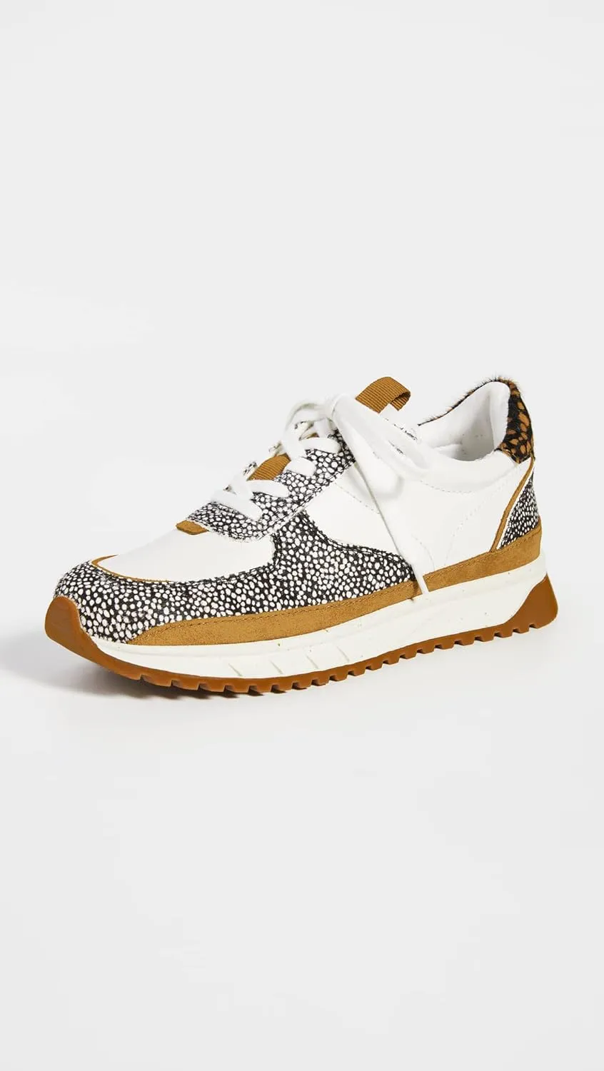 Madewell Women's Kickoff Trainer Sneakers in Neutral Colorblock Leather