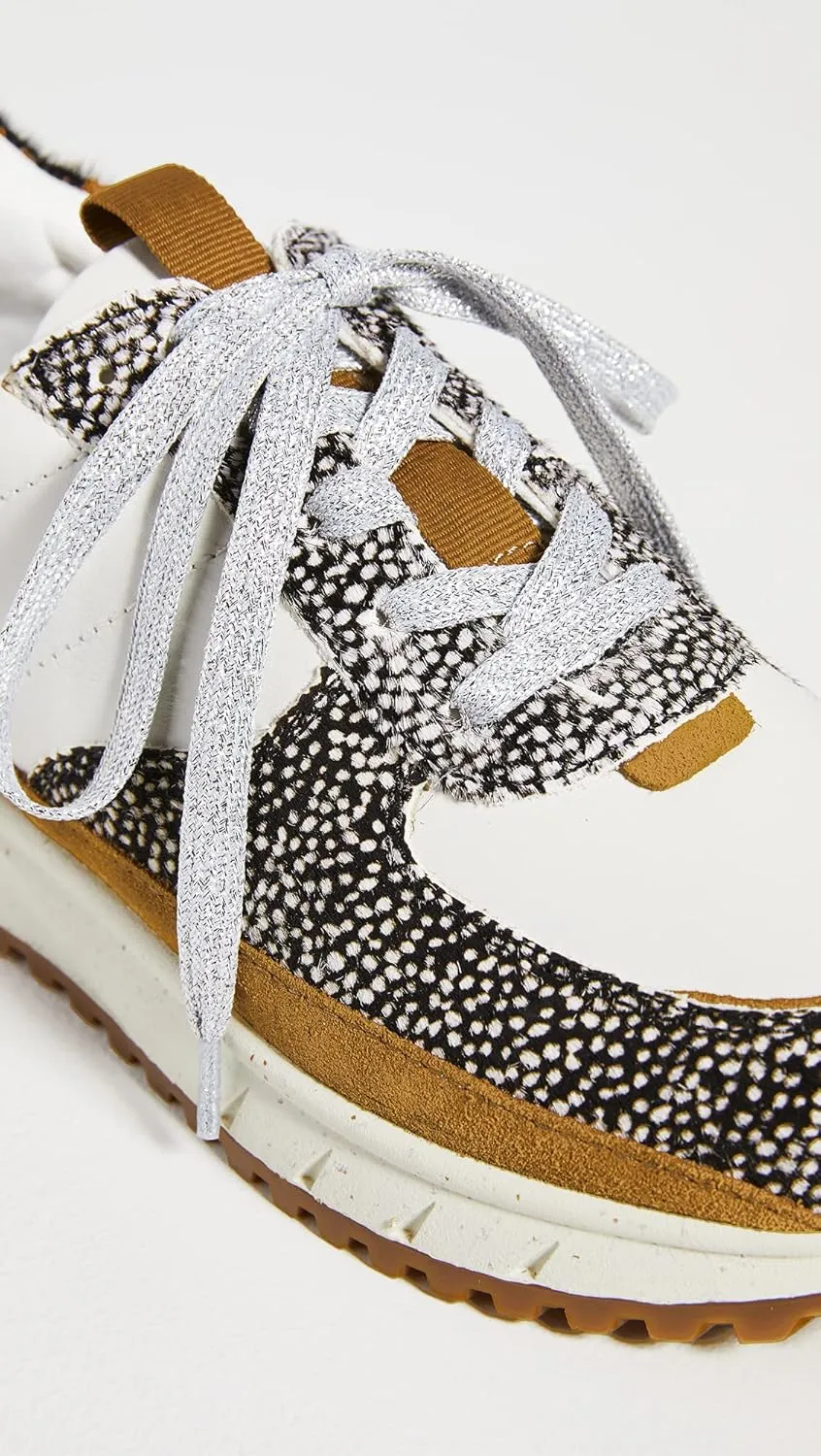 Madewell Women's Kickoff Trainer Sneakers in Neutral Colorblock Leather