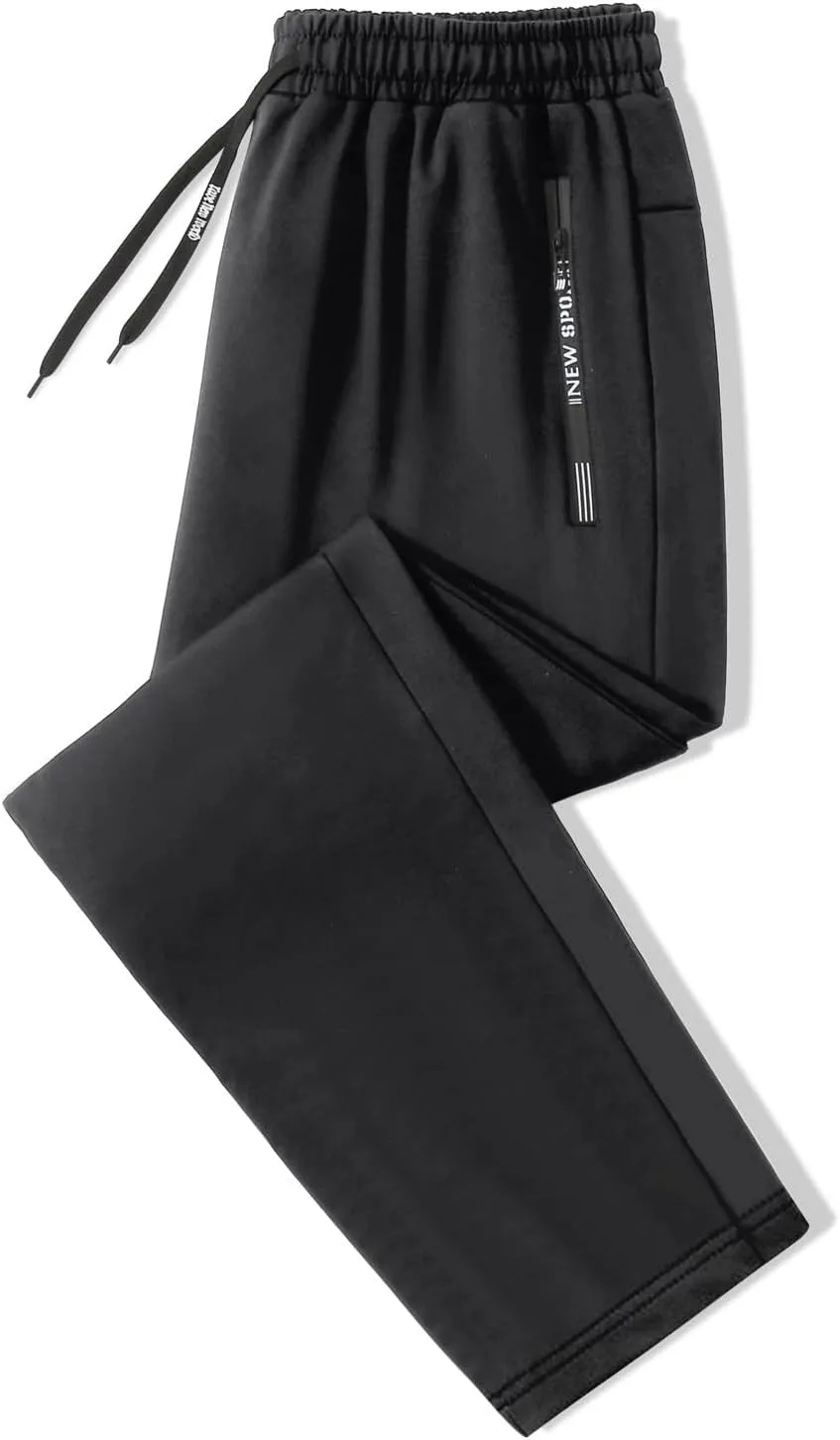 Men Cargo Combat Work Pant Sports Joggers Sweatpants Loose Fit Straight Leg Elastic Waist Chino Pants