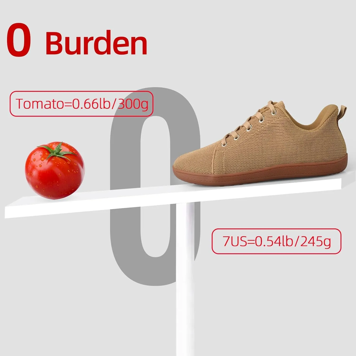 Men's Barefoot Shoes Minimalist Slip on Cross-Trainer Shoes Wide Toe Walking Shoes Zero Drop Sole Trail Running Sneakers Gym Workout Casual
