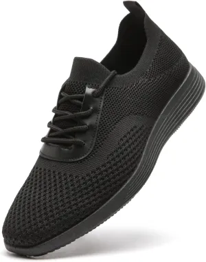 Mens Casual Oxfords Shoes Knit Men's Fashion Dress Sneakers Lightweight Breathable Business Walking Shoes Comfortable Tennis