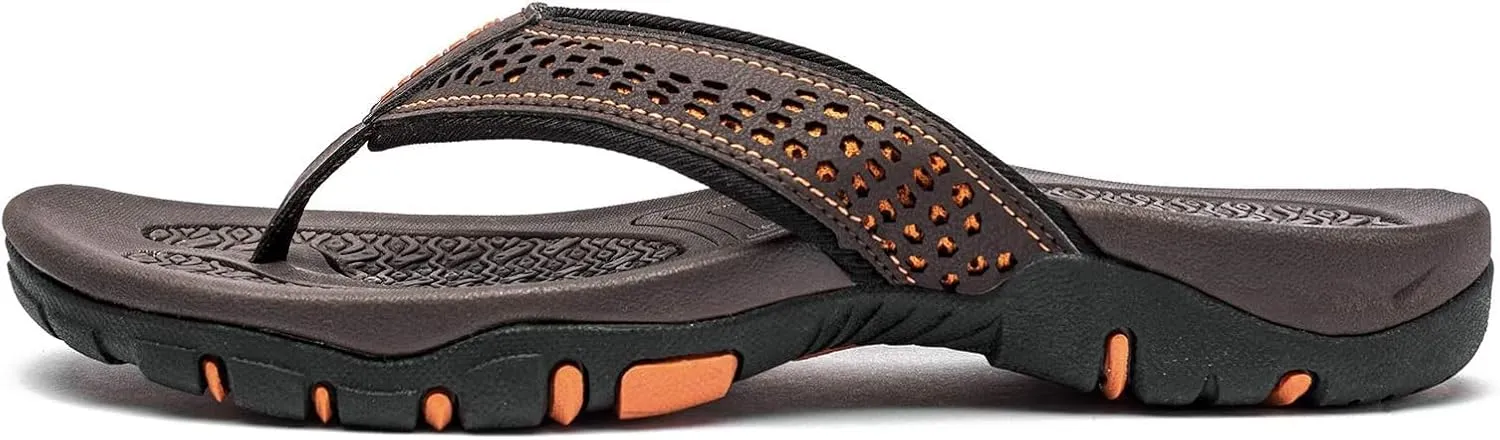 Mens Sport Flip Flops Comfort Sandals Indoor and Outdoor Beach Flip Flop