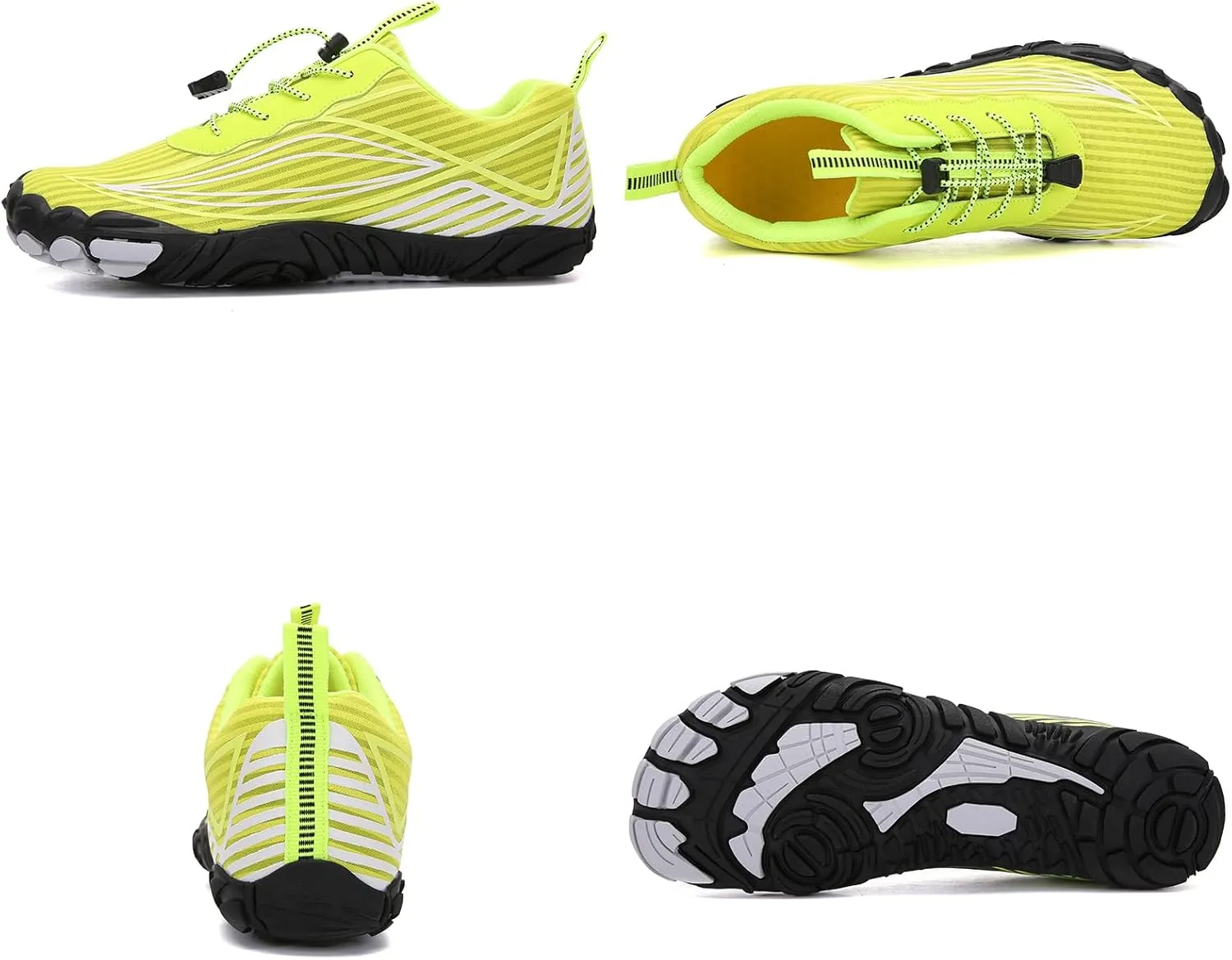 Mens Womens Barefoot Trail Running Shoes Wide Toe Box Zero Drop Cross-Trainer Walking