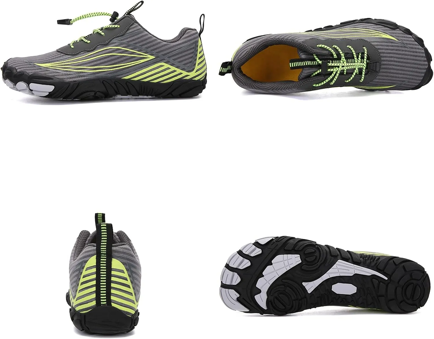 Mens Womens Barefoot Trail Running Shoes Wide Toe Box Zero Drop Cross-Trainer Walking