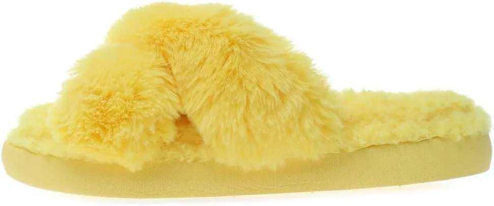 Millffy womens slippers cross band Mrs slip on flip flop slippers open toe house slippers for summer