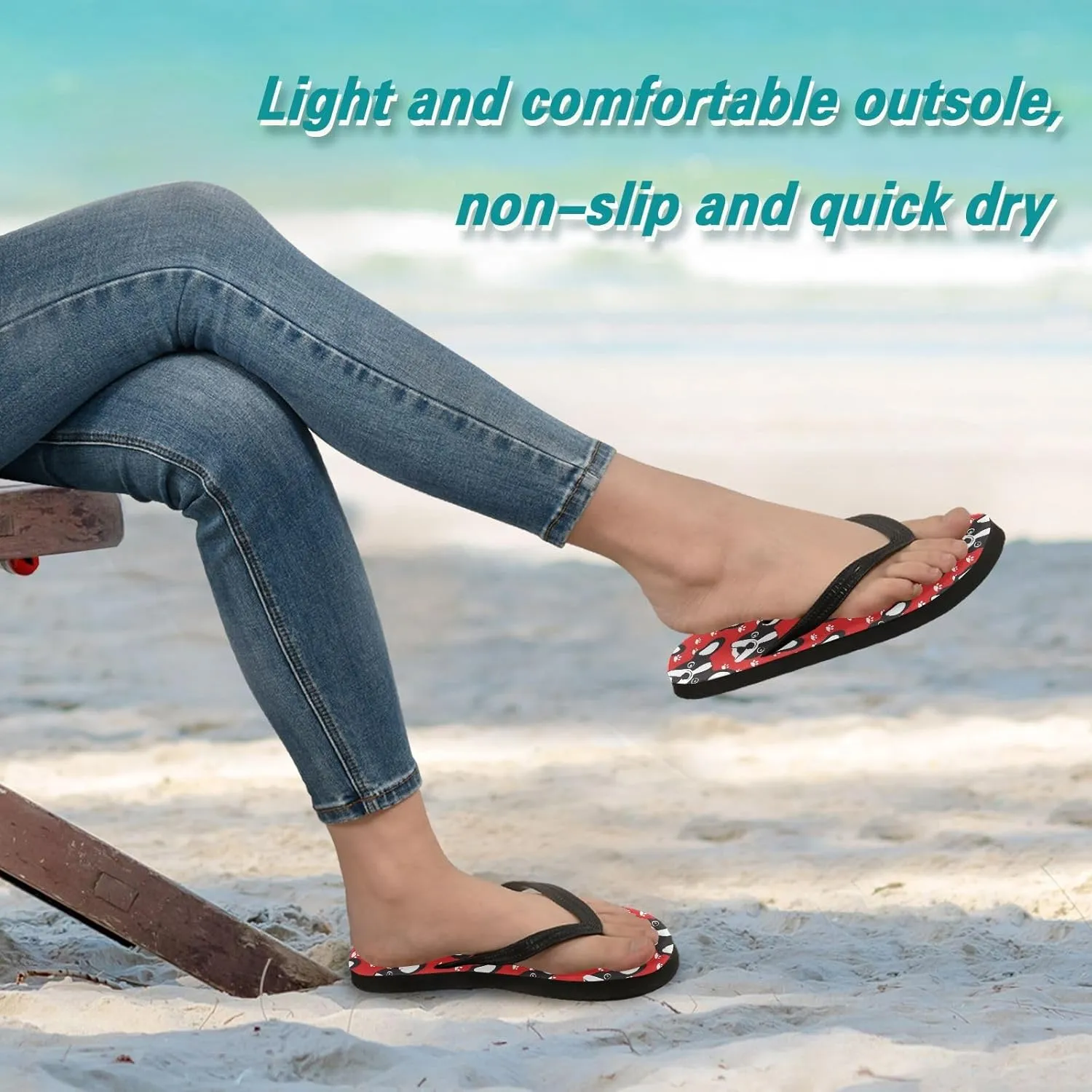 MNSRUU Flip Flops for Women Men Cute Animal Sloth Flip Flops Womens Slides Men Sandals Shower Slippers Summer Non-Slip Flipflops for Swim Beach Bathroom, XS