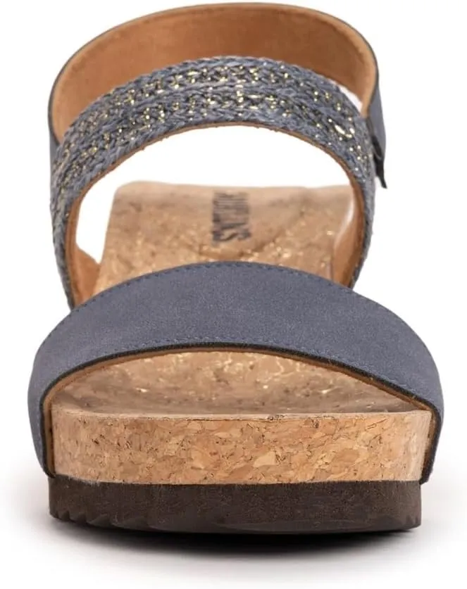MUK LUKS Women's Wendy Wedge Sandal