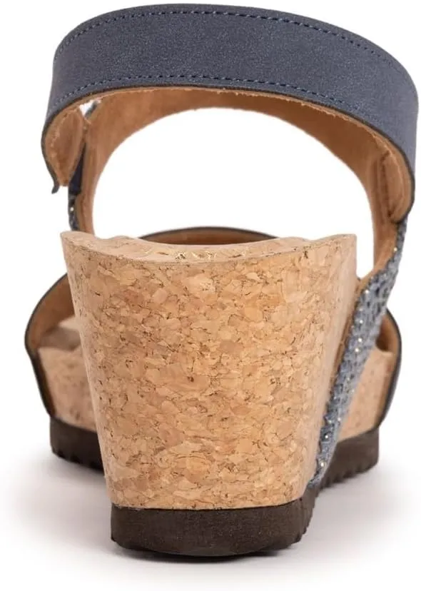 MUK LUKS Women's Wendy Wedge Sandal
