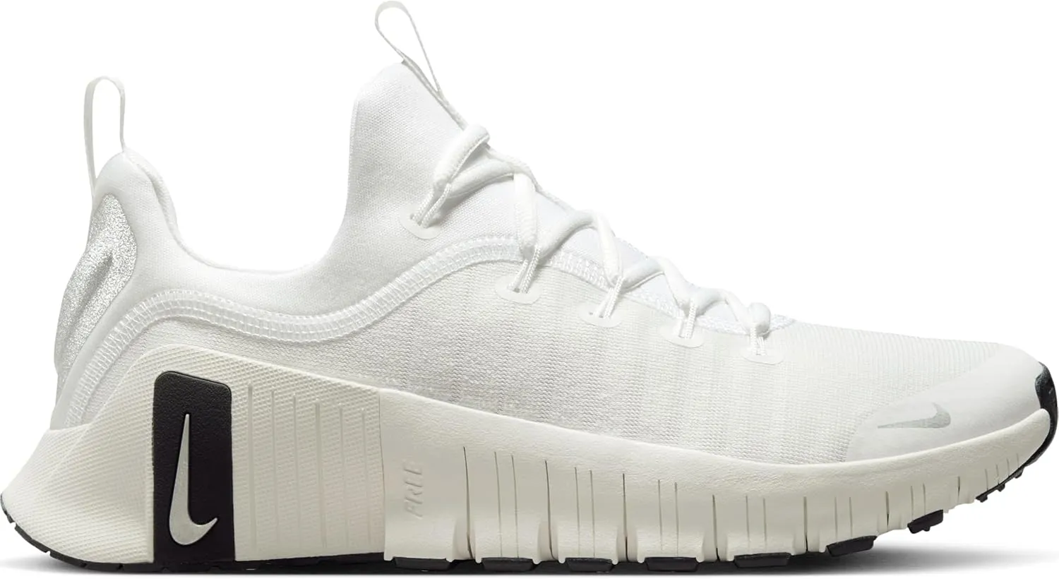 Nike Free Metcon 6 Premium Women's Workout Shoes (FZ1695-101, Summit White/Sail/Black/Metallic Silver)