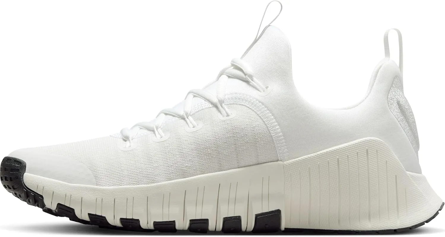 Nike Free Metcon 6 Premium Women's Workout Shoes (FZ1695-101, Summit White/Sail/Black/Metallic Silver)