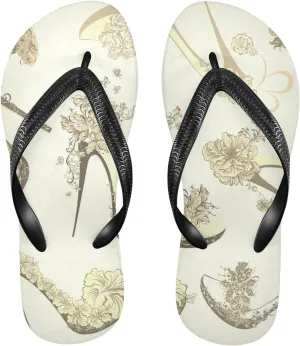 Oyihfvs Flip Flops Flip Sandal Home Slippers Hotel Spa Bedroom for Men Women XS-XXL