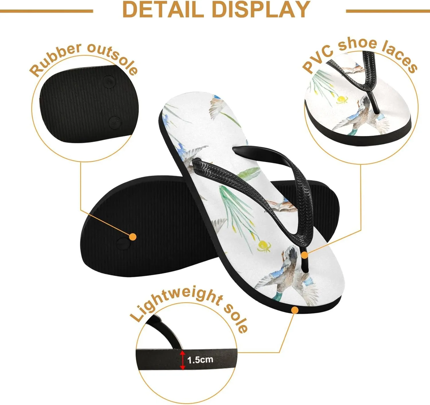 Oyihfvs Flip Flops Flip Sandal Home Slippers Hotel Spa Bedroom for Men Women XS-XXL