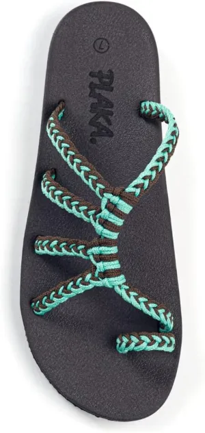 Plaka Relief Flip Flops for Women with Arch Support | Comfy Sandals for Women | Perfect for the Beach, Long Walks or Poolside