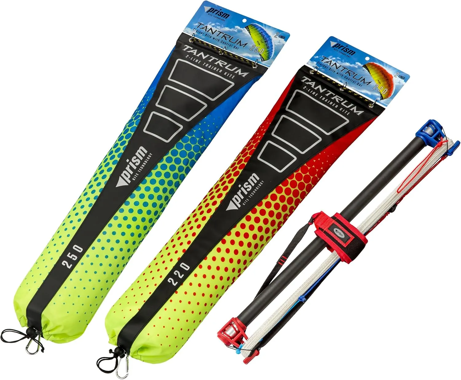 Prism Kite Technology Tantrum 220 Dual-line Parafoil Kite with Control Bar