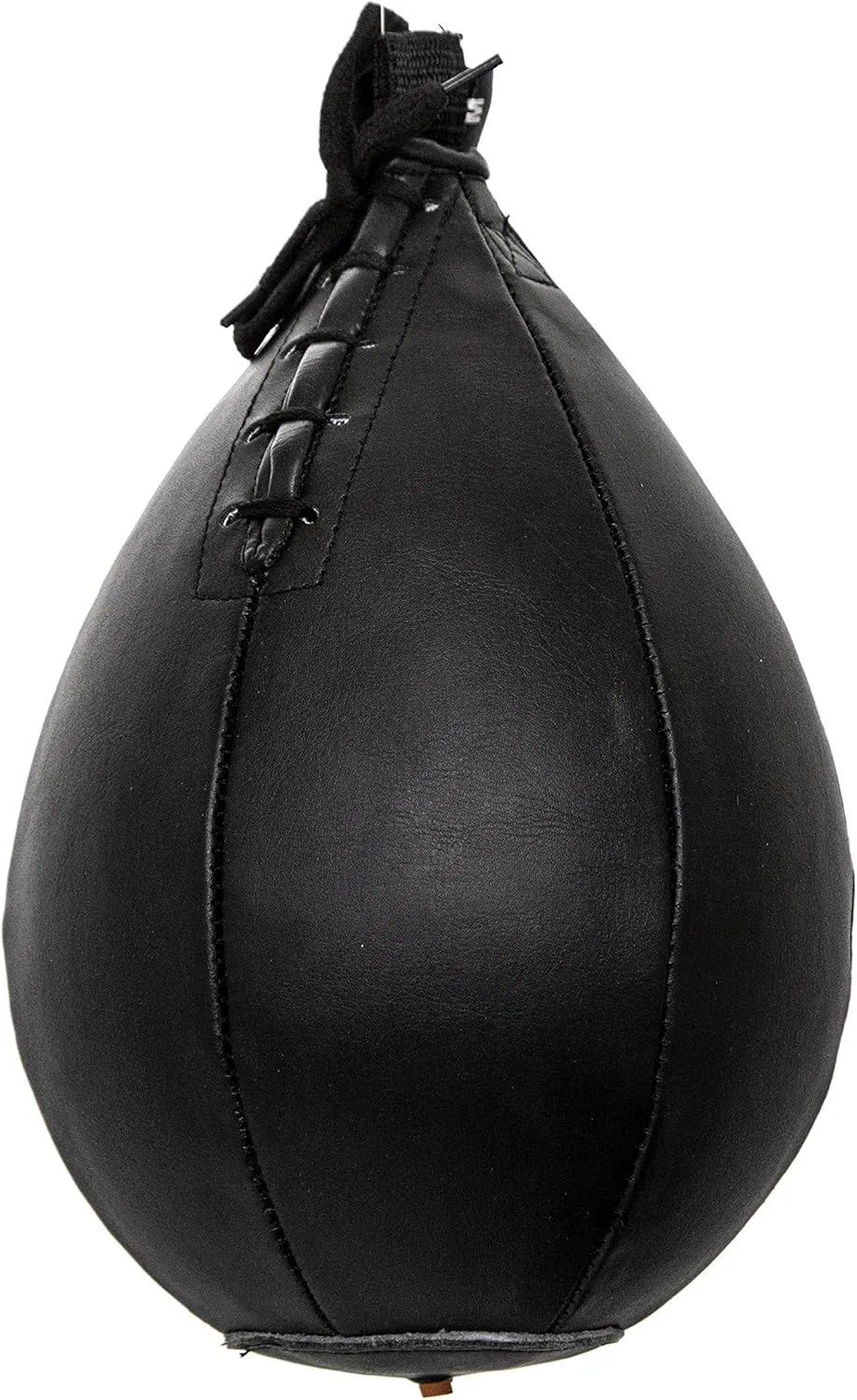 Pro Impact PU Leather Speed Bag – Pear Shaped Hanging Ball for Boxing, MMA & Muay Thai – Training Equipment for Doorway Hanging Ceiling – Boxer Accuracy Workout, Drills & Exercise – Punching Trainer