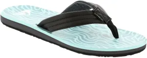 Quiksilver Men's Carver Print 3 Point Flip Flop Athletic Sandal