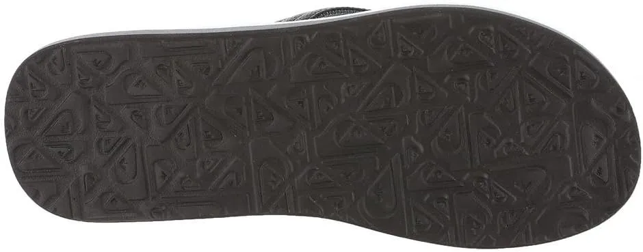 Quiksilver Men's Carver Print 3 Point Flip Flop Athletic Sandal