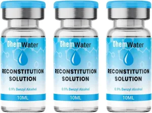 Reconstitution Solution - 3-Pack 10ml - in Premium Glass Vials