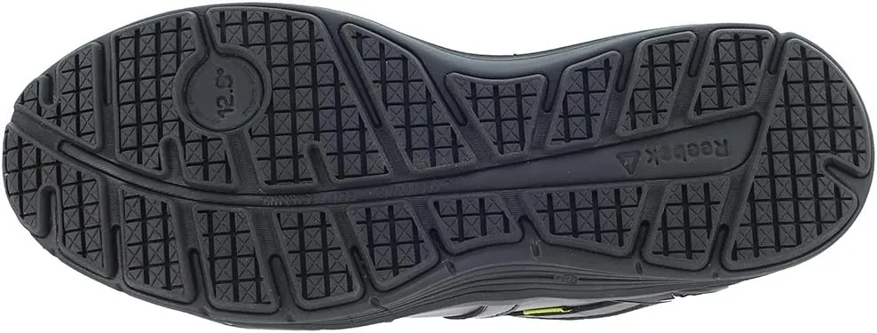 Reebok Work Mens Guide Steel Toe Met Guard Eh Work Safety Shoes Casual - Black