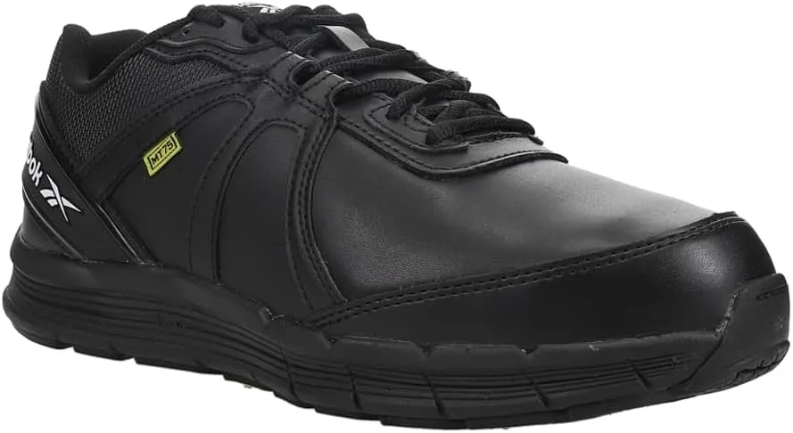 Reebok Work Mens Guide Steel Toe Met Guard Eh Work Safety Shoes Casual - Black