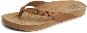 REEF Cushion Court Twist Women's Flip Flop, Molded Cushion Footbed, Arch Support