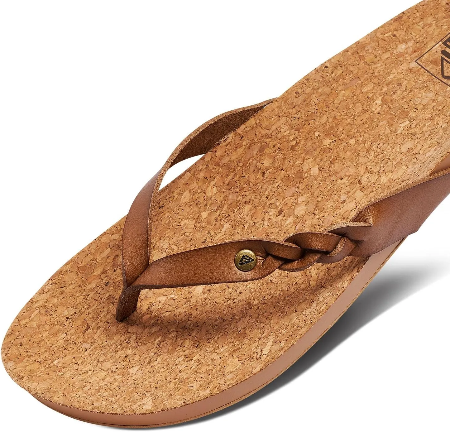 REEF Cushion Court Twist Women's Flip Flop, Molded Cushion Footbed, Arch Support