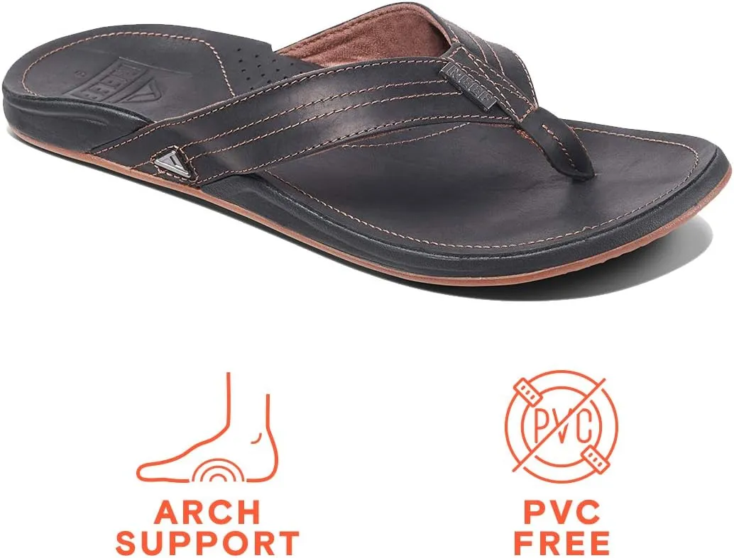 REEF J-Bay III Men's Full Grain Leather Flip Flop