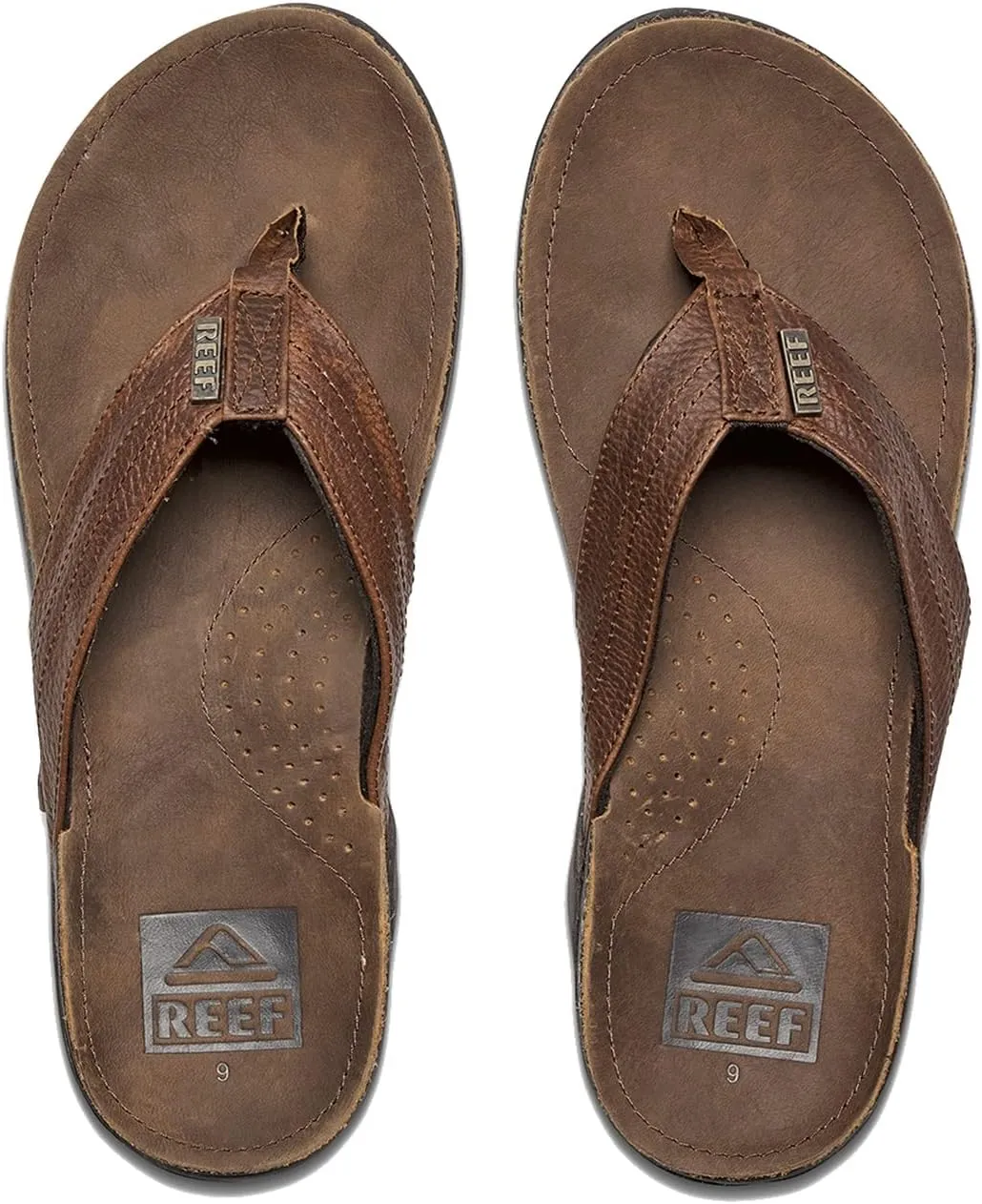 REEF J-Bay III Men's Full Grain Leather Flip Flop