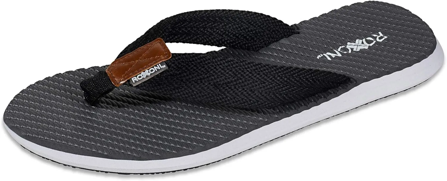 Roxoni Mens Thong Flip Flops Beach/Pool Outdoor Sandals