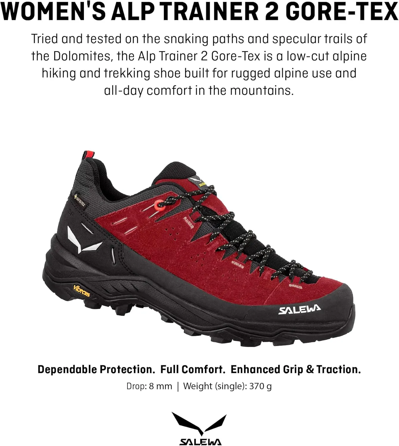 Salewa Women's Alp Trainer 2 Gore-Tex Waterproof GTX Hiking Shoe