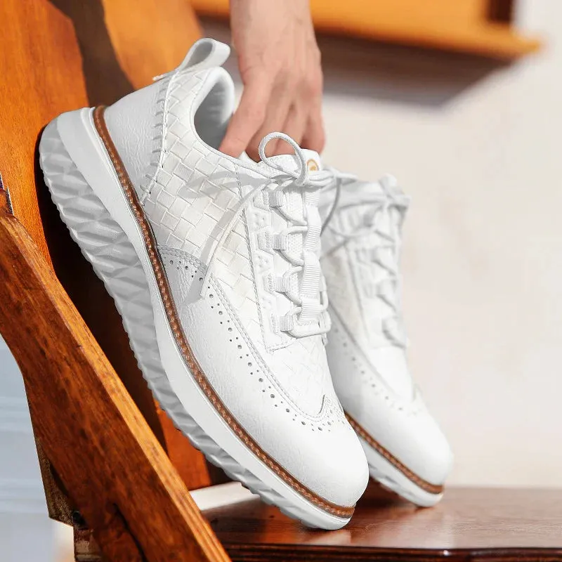 SALVATORE LEATHER SNEAKER