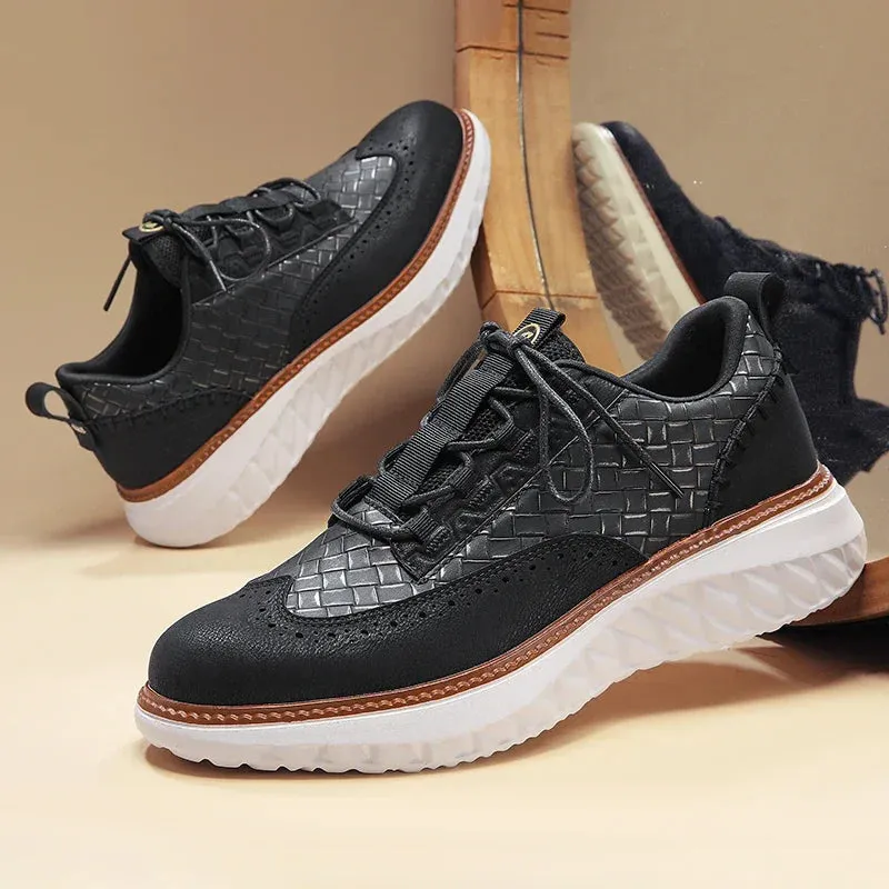 SALVATORE LEATHER SNEAKER