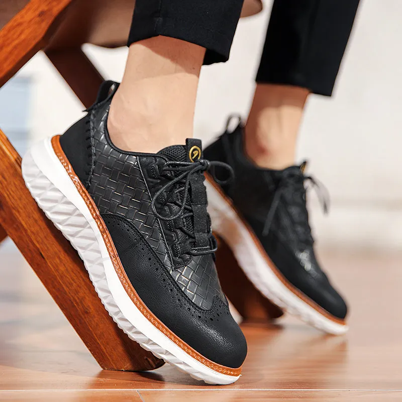 SALVATORE LEATHER SNEAKER
