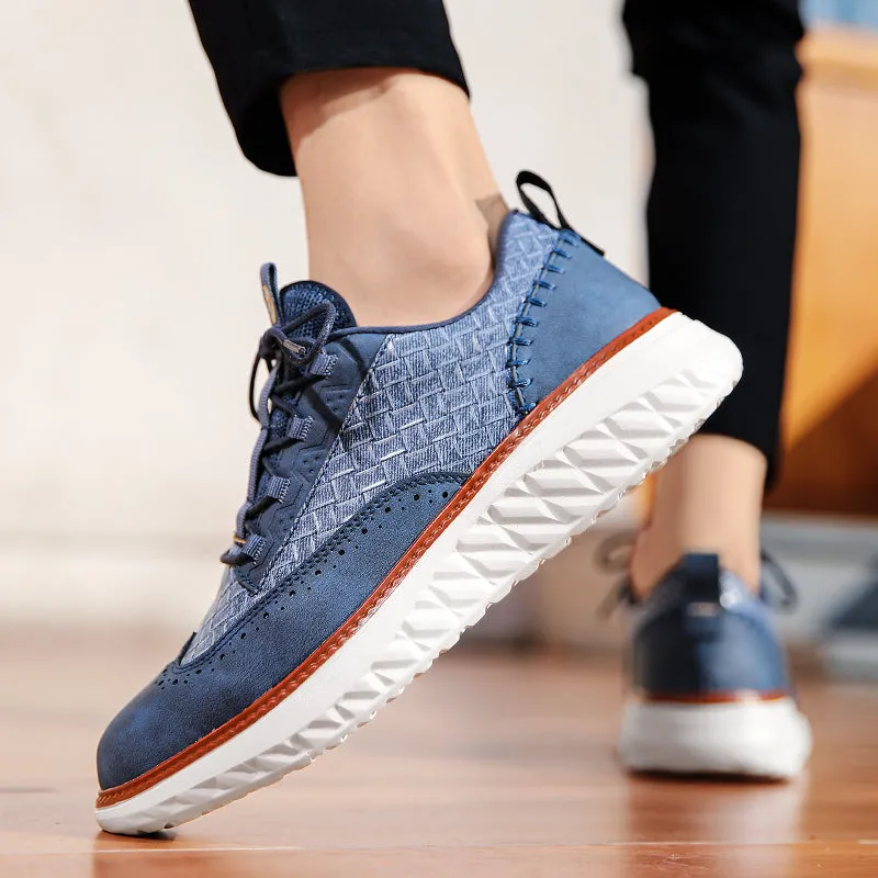 SALVATORE LEATHER SNEAKER