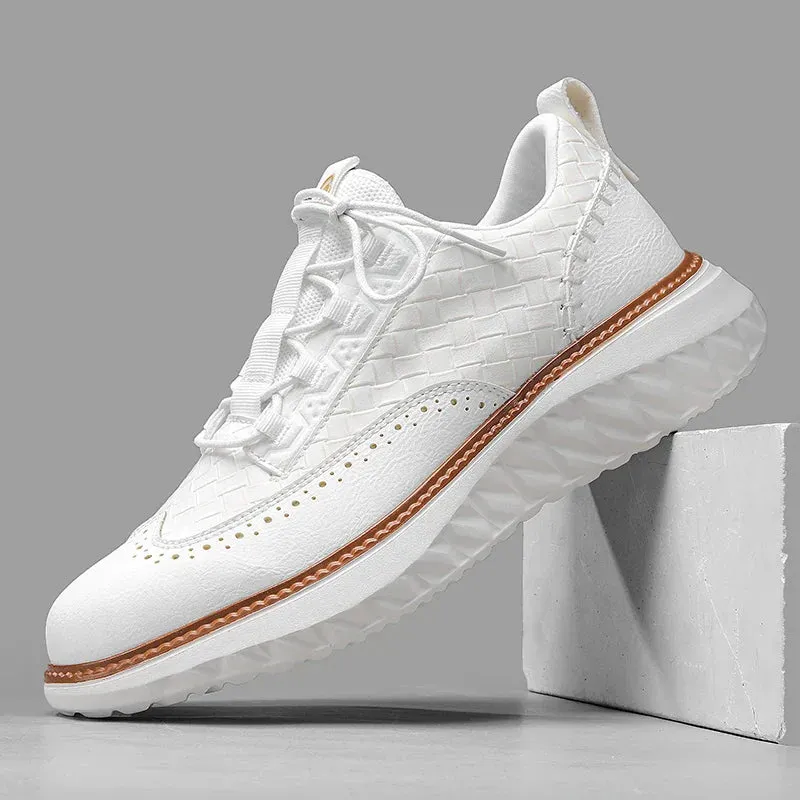 SALVATORE LEATHER SNEAKER