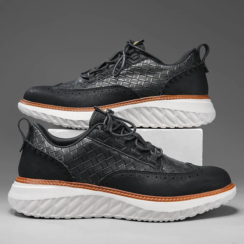 SALVATORE LEATHER SNEAKER