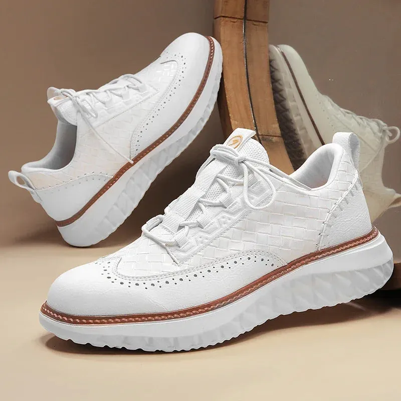 SALVATORE LEATHER SNEAKER