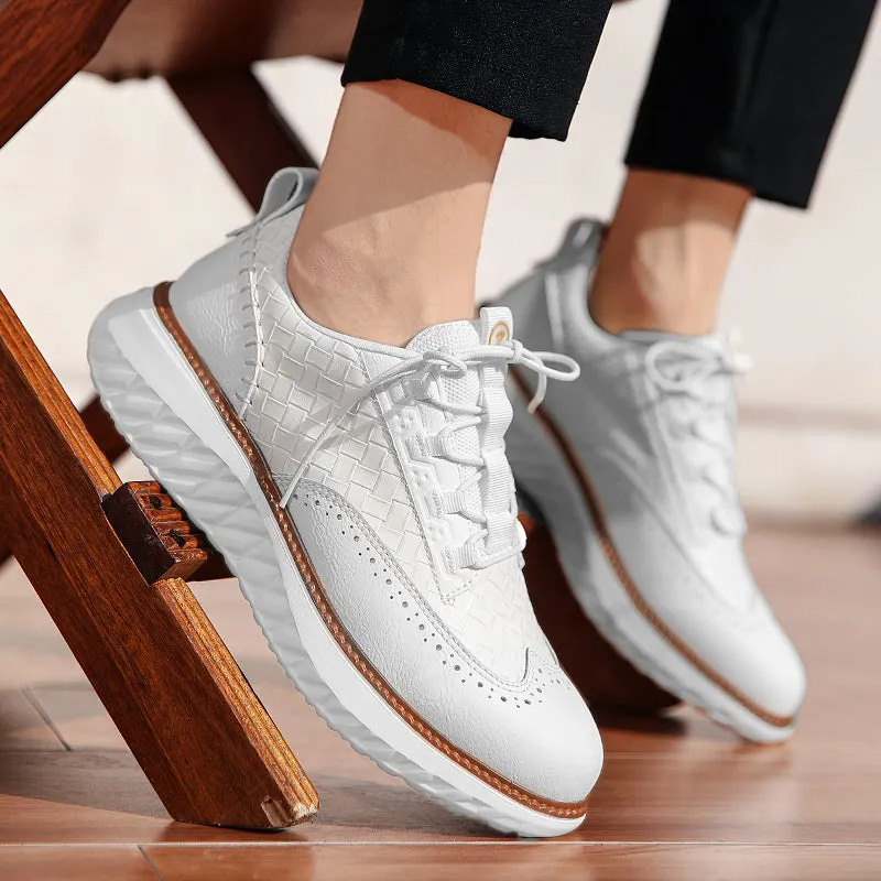 SALVATORE LEATHER SNEAKER