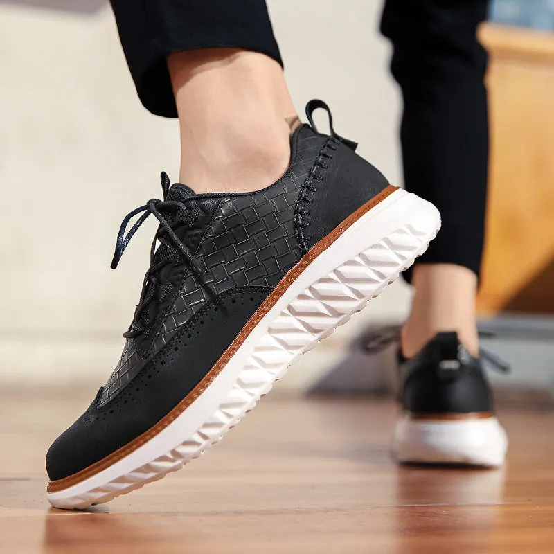 SALVATORE LEATHER SNEAKER