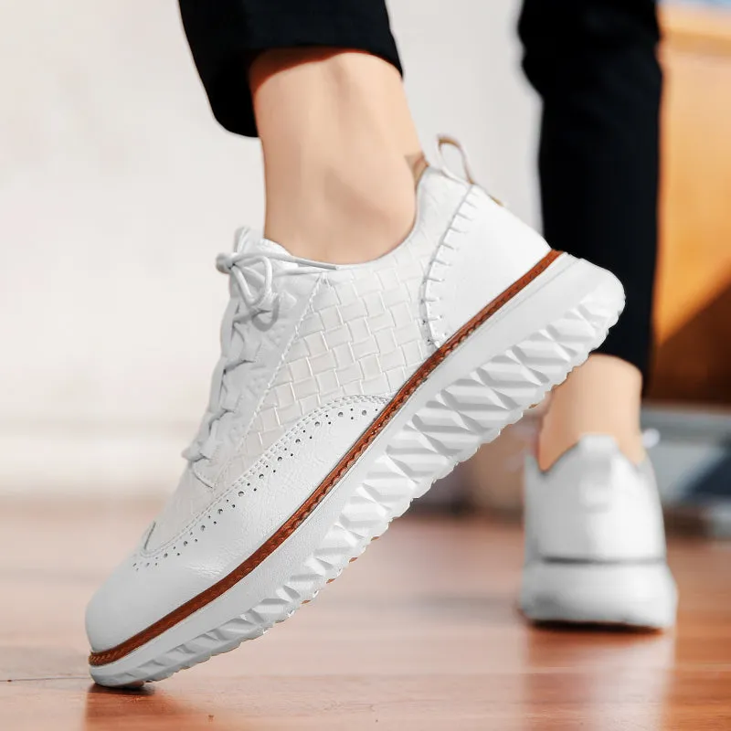 SALVATORE LEATHER SNEAKER