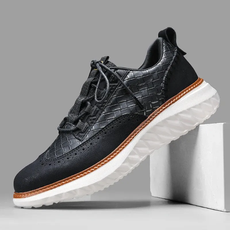 SALVATORE LEATHER SNEAKER