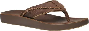 Sanuk Men's Cosmic Yoga Mat LX Flip Flop Sandal, Saddle Tan, Size 14