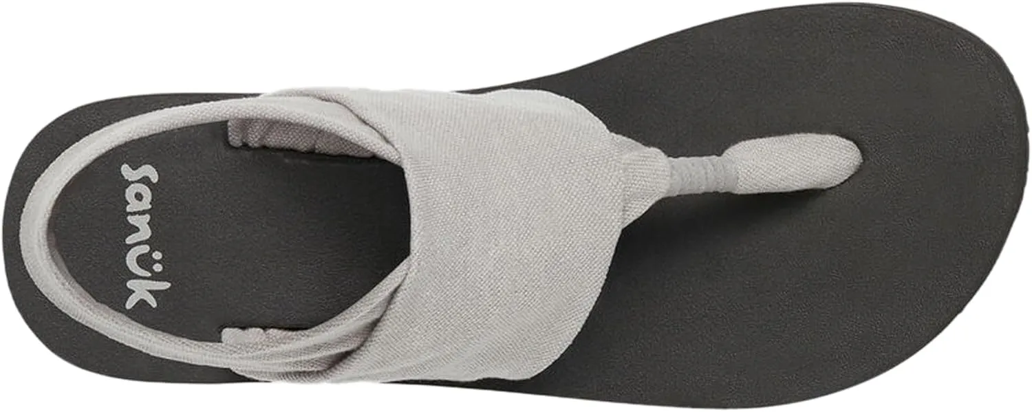 Sanuk Women's Yoga Sling | Sandals for Women | Yoga Sandals For Women | Memory Foam Footbed | Two-Way Stretch Upper