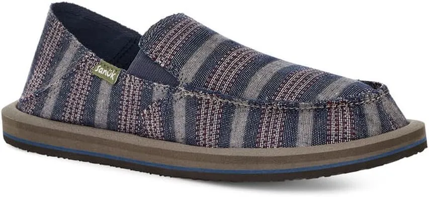 Sanuk Y Sidewalk Surfer, Indigo Blanket, 1 US Unisex Little Kid