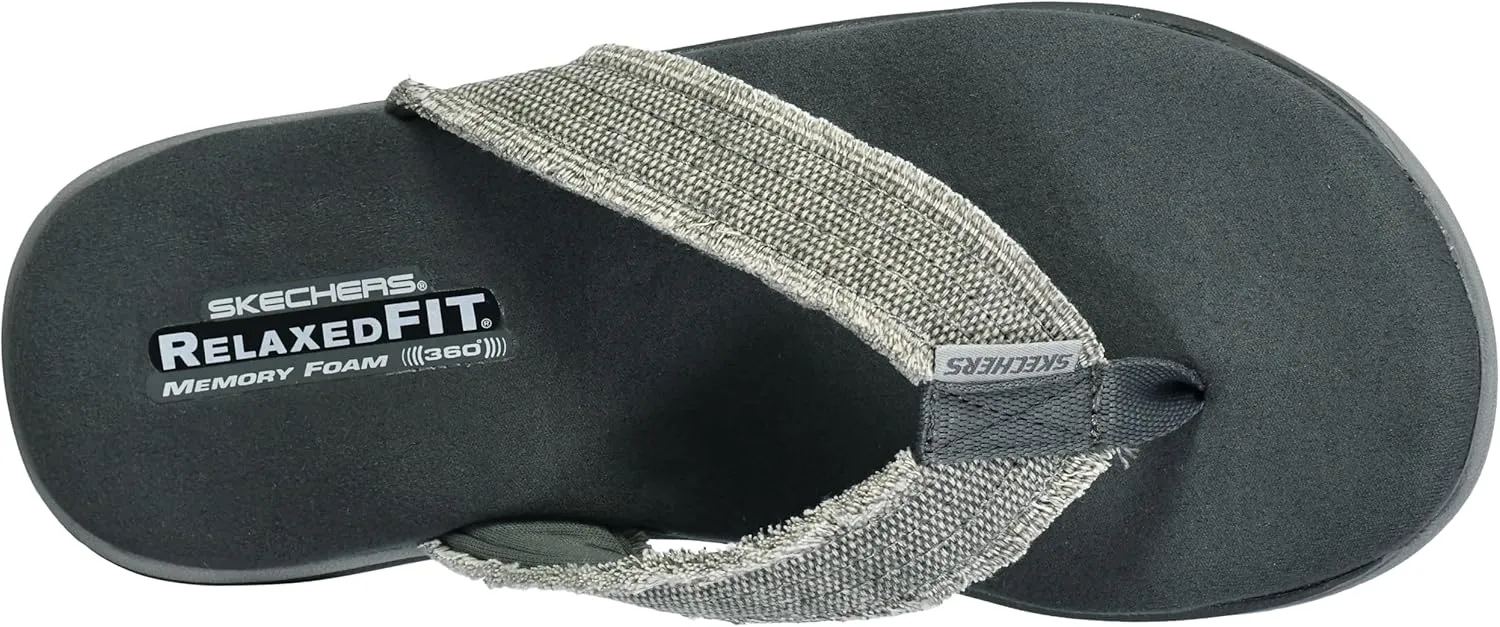 Skechers Men's Relaxed Fit Supreme Bosnia Sandal