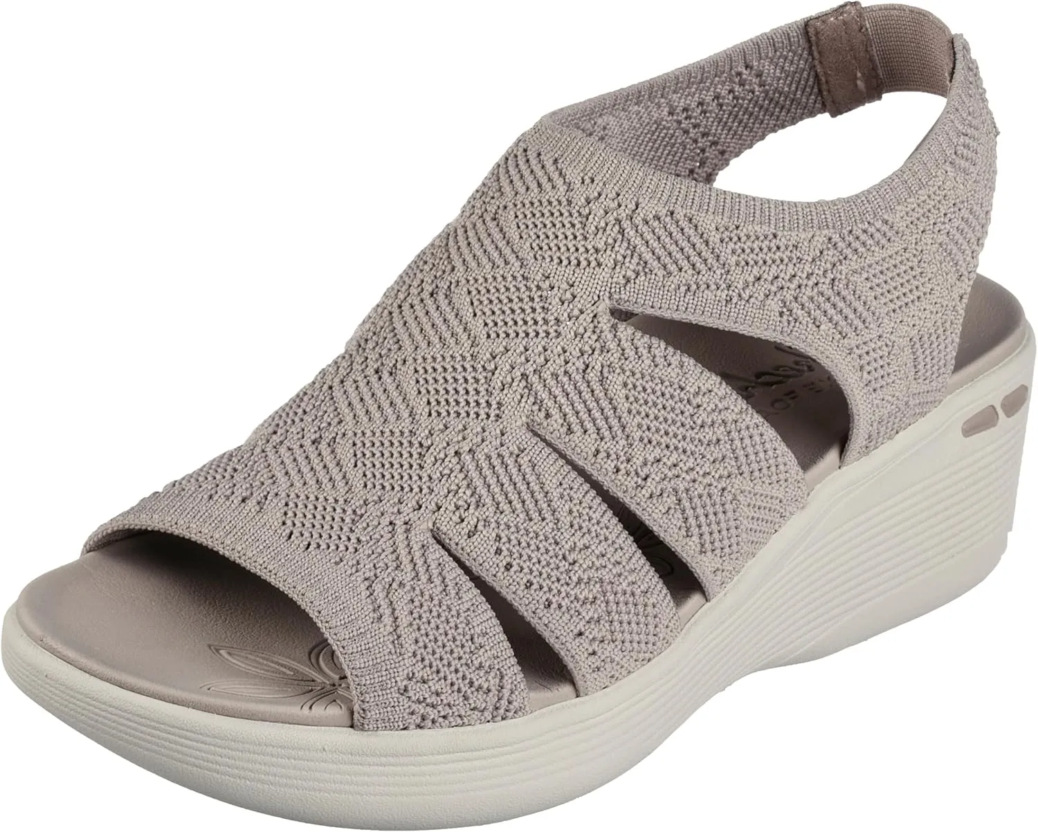Skechers Women's Pier-lite-Memory Maker Wedge Sandal