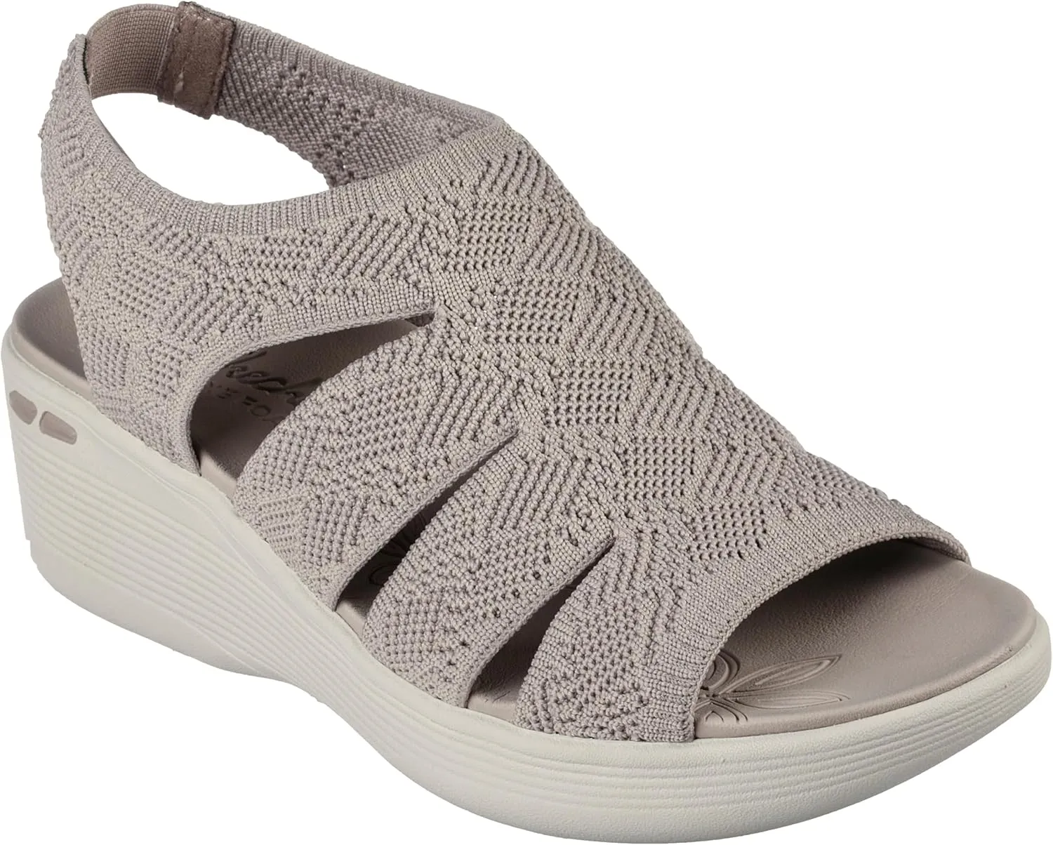 Skechers Women's Pier-lite-Memory Maker Wedge Sandal